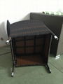 black rattan dining set 3