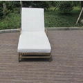 Outdoor rattan Lounge sunbed 