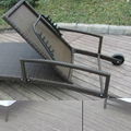 Outdoor rattan Lounge sunbed 