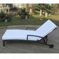 Outdoor rattan Lounge sunbed 