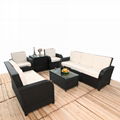 6pcs rattan 3 2 1  sofa set  2