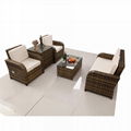 6pcs rattan 3 2 1  sofa set 