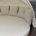 Rattan daybed with canopy