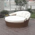 Rattan daybed with canopy