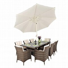 8pcs dining chair with one long table  (Hot Product - 1*)