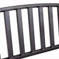 Patio Garden Bench Loveseats Park Yard Furniture Decor Cast Iron Frame Black 5