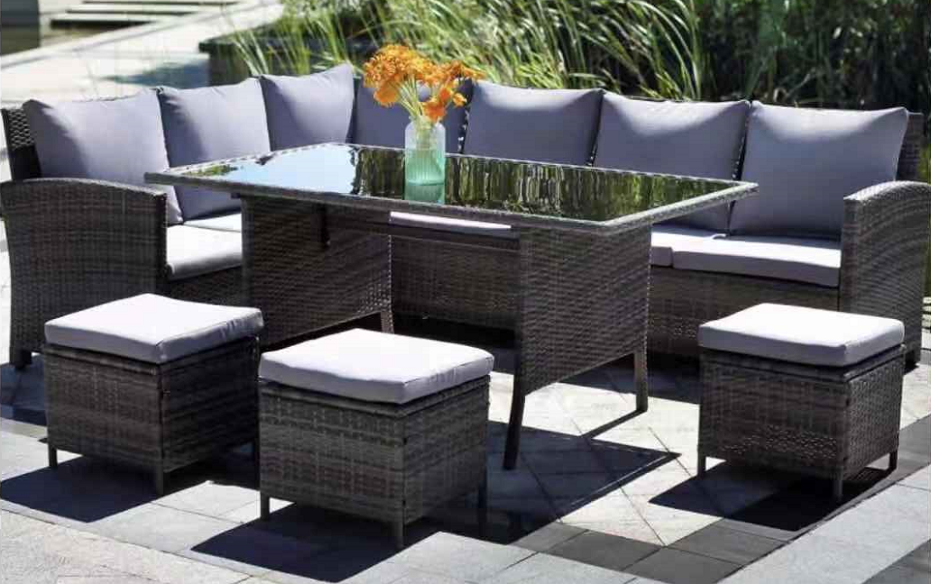New Design Outdoor Wicker Rattan Sofa Set