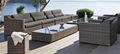 Patio Garden Furniture Rattan Sectional Sofas Set 1