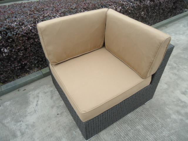 Outdoor Balcony Rattan Sofa Chair Courtyard Garden Rattan Sofa Tea Combination 5