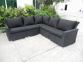 Patio Rattan Wicker Garden Conversation Sofa Set Outdoor Furniture 1