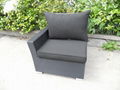 Patio Rattan Wicker Garden Conversation Sofa Set Outdoor Furniture