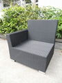 Patio Rattan Wicker Garden Conversation Sofa Set Outdoor Furniture