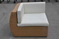 Aluminum Wicker Rattan Sets Outdoor Furniture Patio Garden Sofa Set Outdoor Sofa