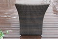 Luxury weatherproof rattan table and chair set