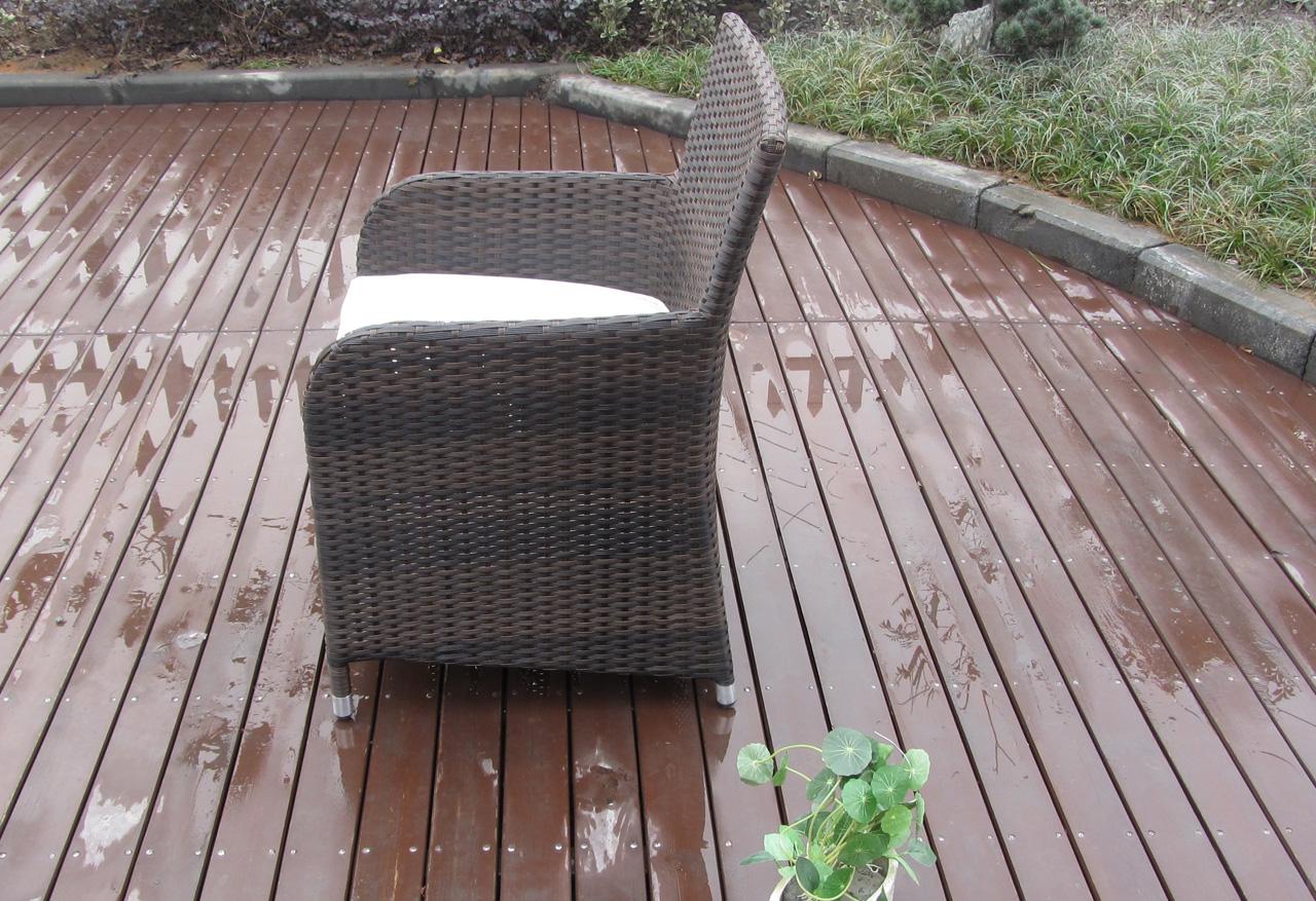 Luxury weatherproof rattan table and chair set 22252 EVENSUN (China