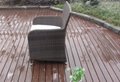 Luxury weatherproof rattan table and chair set 5