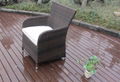 Luxury weatherproof rattan table and chair set 7