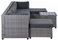 Outdoor Patio Sectional Sofa 7 Piece Patio Furniture Set 