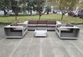 Best Seller Comfortable Alumimun Rattan Outdoor Garden Sofa Set Furniture