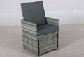 Outdoor Garden Furniture Wicket Garden Rattan Chair And Table Set