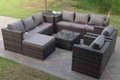 KD Rattan Sectional Outdoor Lounge Sofa Set Garden Furniture