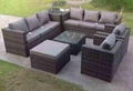 KD Rattan Sectional Outdoor Lounge Sofa Set Garden Furniture