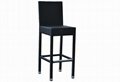 Rattan bar stool set wicker garden furniture dining table and chair set