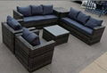 outdoor gathering leisure modern patio garden furniture sofa set