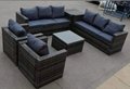 outdoor gathering leisure modern patio garden furniture sofa set 3