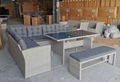 KD Outdoor Furniture Set Dining Set Rattan Corner Sofa