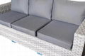 All Aluminum Rattan Outdoor Sofa Courtyard Sofa 6