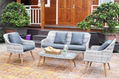 Outdoor sofa balcony outdoor seat rattan chair coffee table sofa  5
