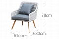 Outdoor sofa balcony outdoor seat rattan chair coffee table sofa 