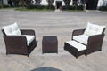 5 Pieces Wicker Outdoor Conversation Set – Patio Rattan Furniture Garden Furnitu 2