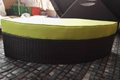 Patio Furniture Round Outdoor Sectional Sofa Set, Rattan Daybed Sunbed With Retr 6