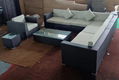 Outdoor Patio Furniture Sectional Pe Rattan Wicker Rattan Sofa Set with Cushions 2