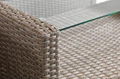 Modern Style Wholesale Price Garden Steel Frame Good Quality PE Rattan Outdoor P 1