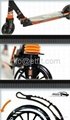 Good Quality Big 200mm Wheel Foot Kick Scooter For Adult
