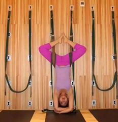 yoga training on the wall  yoga wall belt 