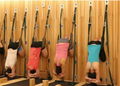 yoga training on the wall  yoga wall belt  9