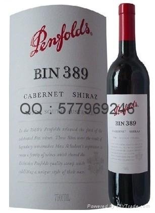进口奔富澳洲品牌奔富389 干红葡萄酒