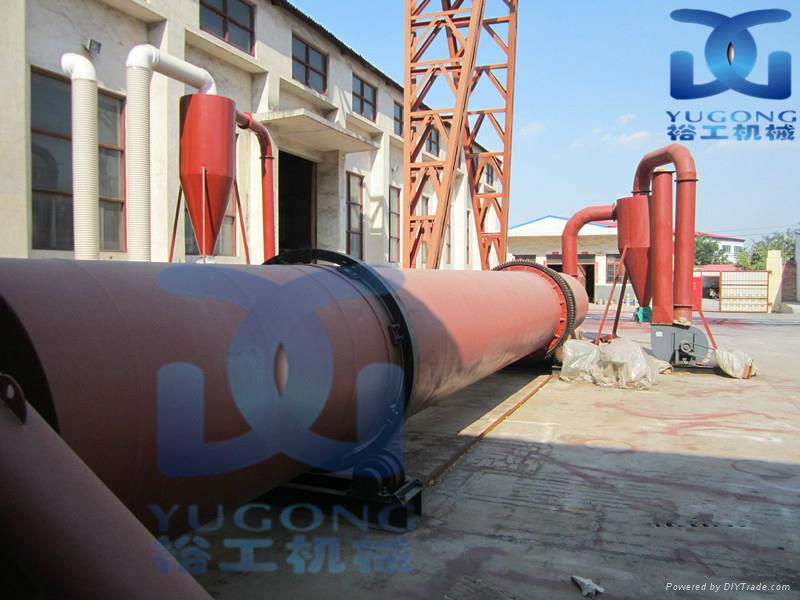 wood chips dryer rotary drum dryer machine 2