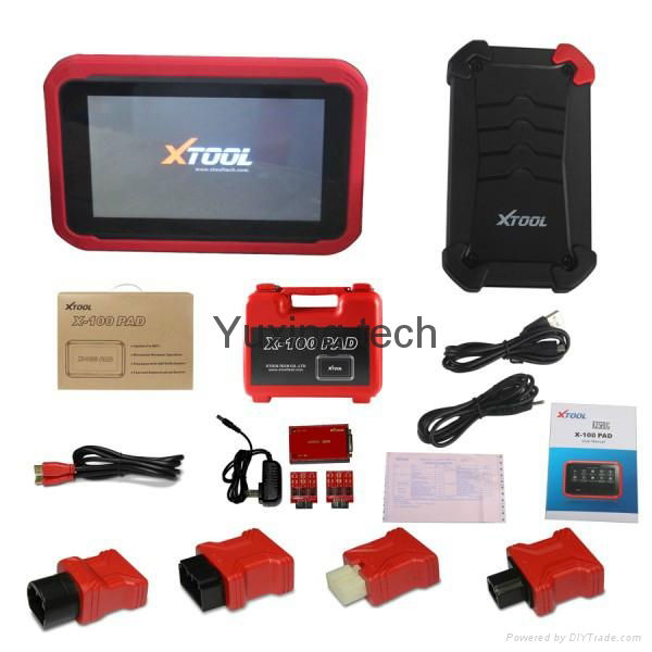 XTOOL X-100 PAD Tablet Key Programmer with EEPROM Adapter Functions 4