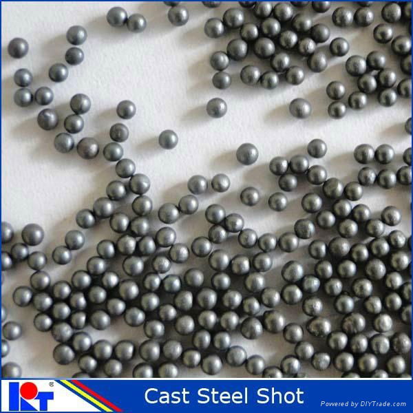 Cast steel shot for shotblasting/sandblasting  4