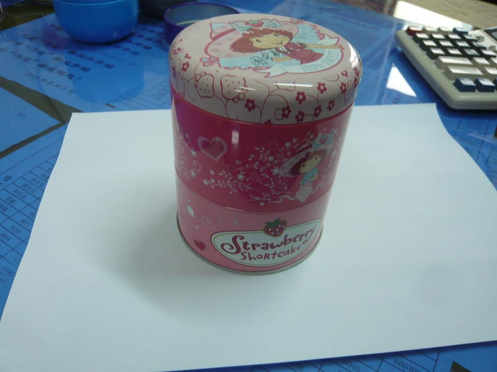 Three layer candy tin box 2