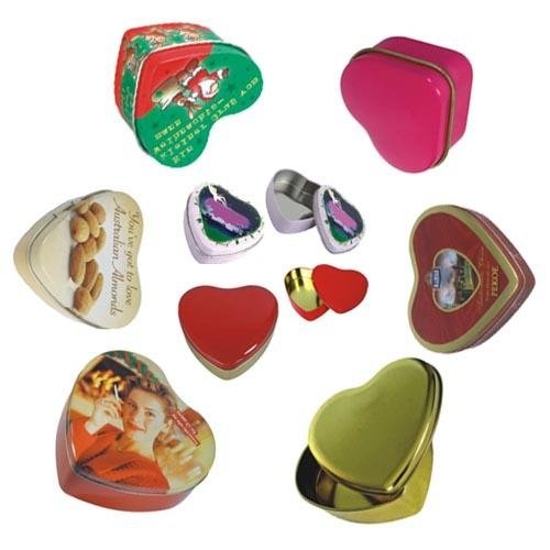 Heart shaped tin box 5
