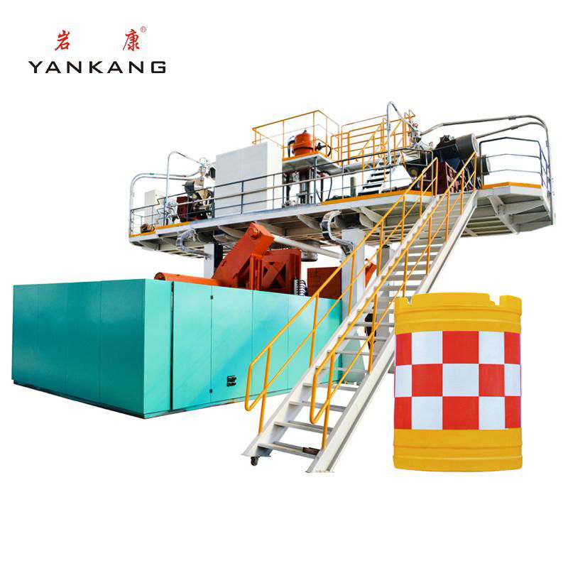 Plastic Pedestrian Barriers Road Safety Barrier Blow Molding Machine