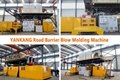  Plastic Traffic Safety Barrier Road Fence Extrusion Blowing Moulding Machine 4