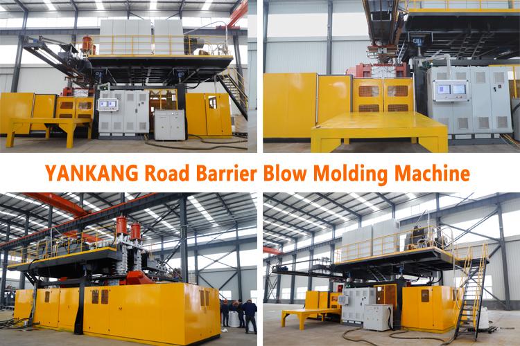 Plastic Road Safety Barrier Signal Traffic Block Blow Molding Making Machine  4