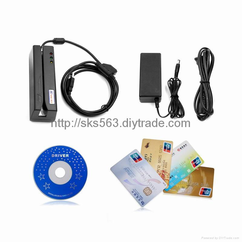 3 Track Usb Magnetic Card Reader Writer Encoder M80 2